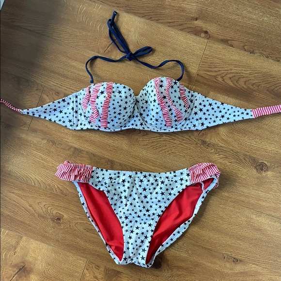 Xhilaration Other - XHILIRATION Stars and Strips Bikini